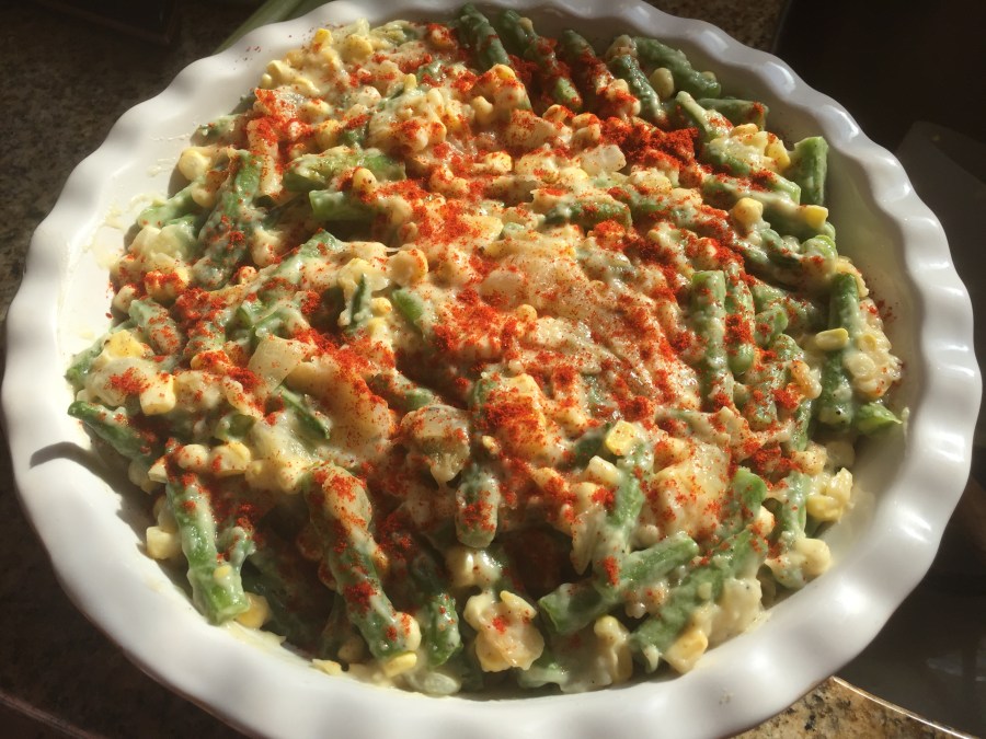 Green Bean and Sweet Corn&nbsp;Casserole